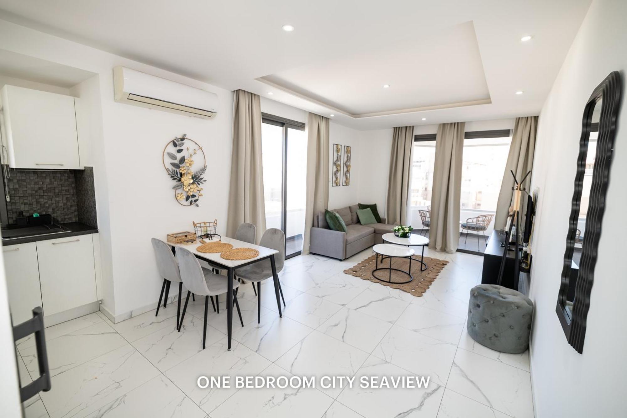 Lazuli City&Seaview Apartments Larnaka Zimmer foto
